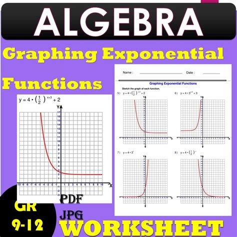 Image result for Graphing Exponential Functions Worksheet