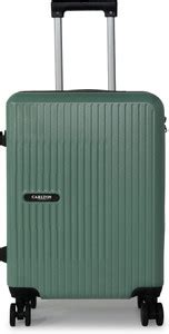 CARLTON LONDON Soho Cabin Suitcase 8 Wheels - 22 inch SLATE GREEN ...
