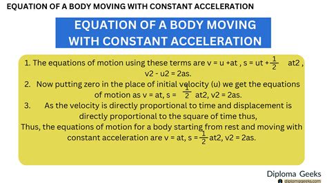 Acceleration Is Constant