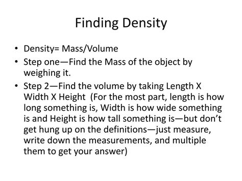 How to Find Density 的图像结果