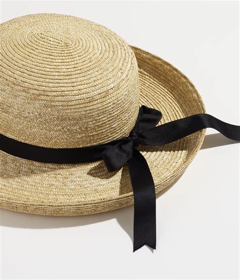 Sombrero - Paja y seda de fantasía — Moda | CHANEL