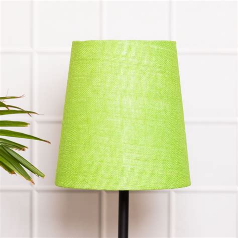 8" Jute Light Green Lamp Shade - PineCraft