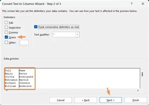 Image result for Convert Text to Column Wizard