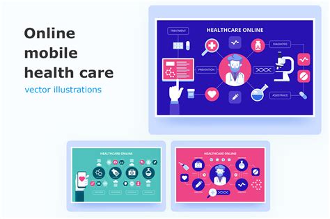 Online Healthcare Illustration Pack - 16 Free Download Healthcare ...