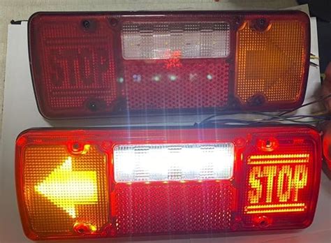 MALIK AUTO SPARE PARTS 12V TATA TRUCK ASHOK LEYLAND BUSES TAIL LIGHT ...