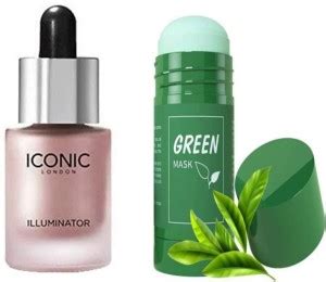 TUMR GREEN FACE MASK STICK WITH ICONIC HIGHLIGHTER(COMBO PACK) Price in ...