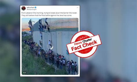 Fact Check: Old video of Lebanese protesting at Israel border falsely ...