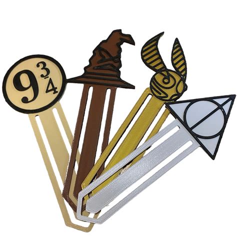 Harry Potter bookmark set by dashmik - MakerWorld