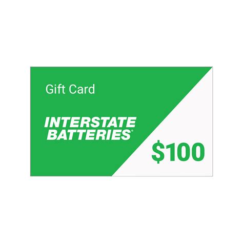 $100 ShopInterstate.com Gift Card - Interstate Batteries