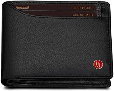 Buy LAORENTOU Men's Wallets, Genuine Leather Mens Bifold Wallets with ...