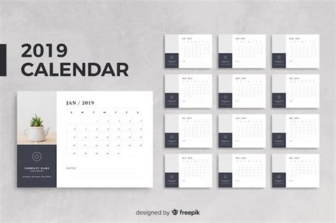 Vettori e Illustrazioni di Calendario Mockup con download gratuito ...