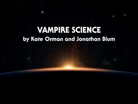 Image result for Vampire Science