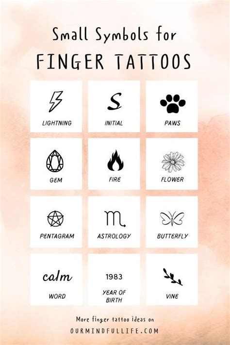 finger tattoos meaning