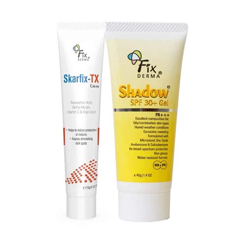 Fixderma Melasma treatment Combo - Skarfix TX Cream with Tranexamic ...