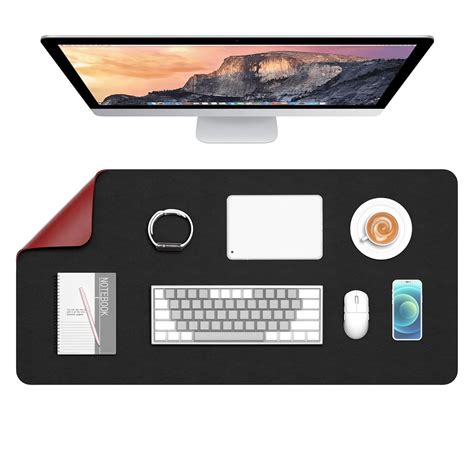 SYGA Desk Pad Protector Waterproof PU Desk Mat Blotters on Desktop ...