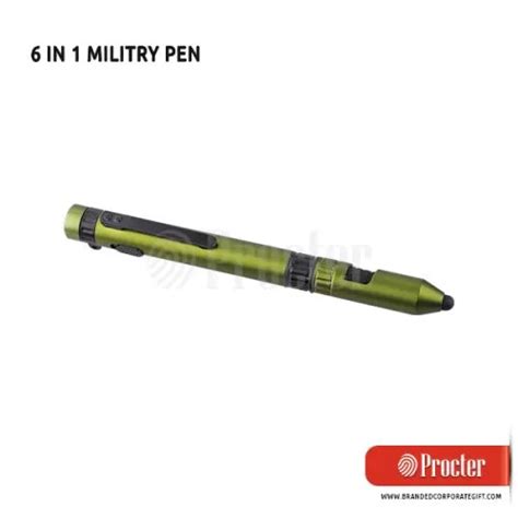 6 IN 1 MILITARY Pen L144 in bulk for corporate gifting | Power Plus ...