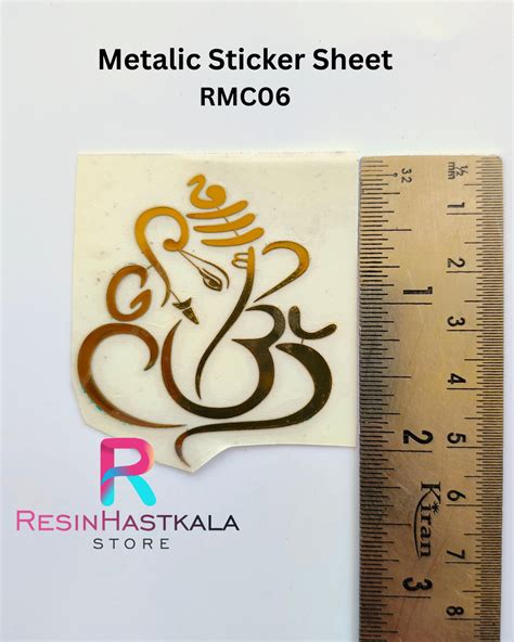 Metalic Sticker – Resinhastkala Store