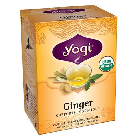 Ginger Tea For Digestion Aiding Yogi