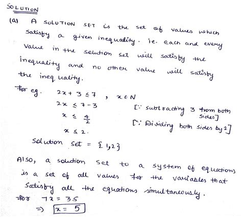 Image result for What Is a Solution Set