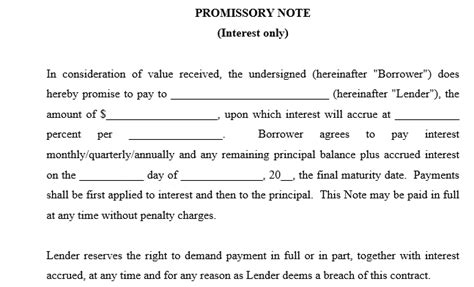 Image result for Promisary Notes Explained