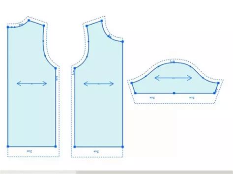 一种领面与领座一次性成型的衣领缝制模板的制作方法