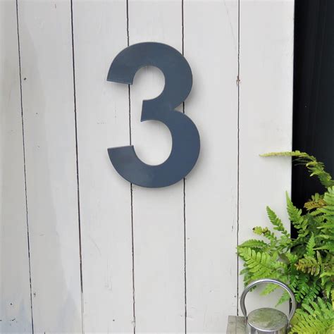 Large Metal House Numbers