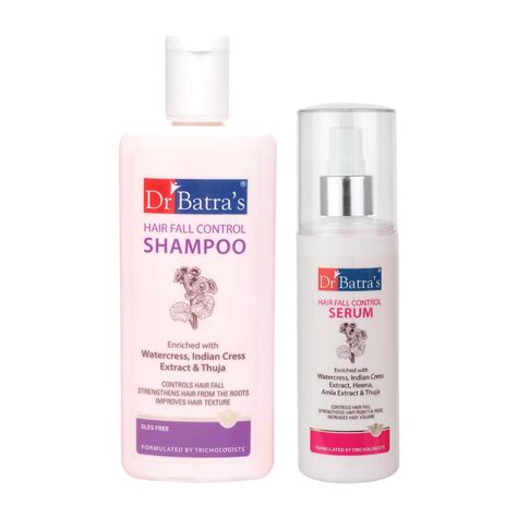 Buy Dr Batra's Hair Fall Control Shampoo 200ml, Conditioner 200 ml and ...