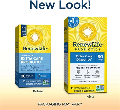 Renew Life El mejor suplemento probiótico para extra cuidado de la ...