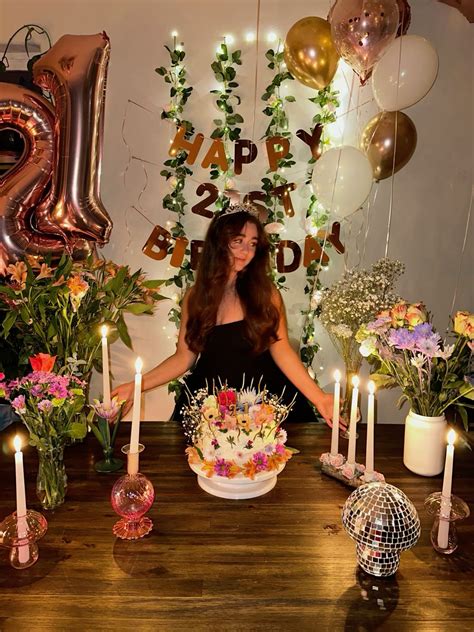 21st flower birthday 🌷🌻 | 21st birthday decorations, Floral birthday ...