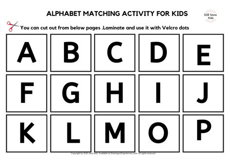Image result for Alphabet Matching Printable Free
