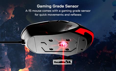 Amazon.in: Buy Redgear A-15 Wired Gaming Mouse with RGB, Semi-Honeycomb ...