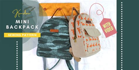 Image result for Kandou Mini Backpack Pattern