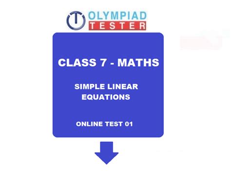 Class 7 Olympiad Prep– Page 21– Olympiad tester