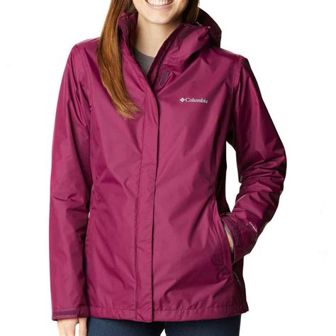Columbia Women's Arcadia II Omni-Tech Waterproof Packable Rain Jacket ...
