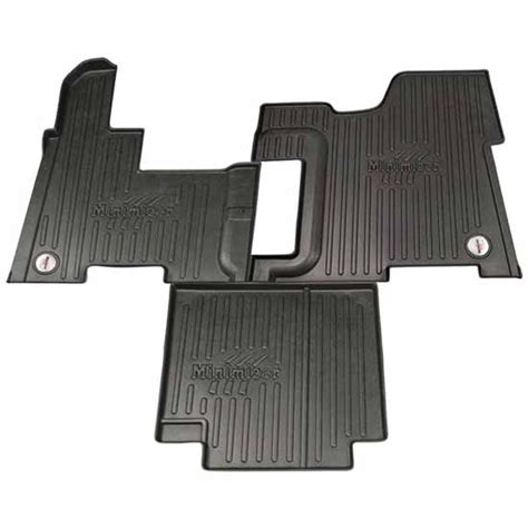 Minimizer Black Floor Mat 3 Piece Set For Peterbilt 2006-Newer With ...