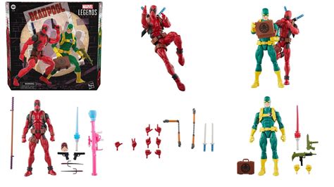 SDCC MARVEL LEGENDS DEADPOOL & HYDRA BOB EXCLUSIVE DELUXE 2-PACK REVEAL ...