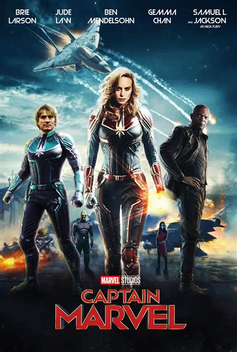 Captain Marvel Movie Poster by MarcellSalek-26 on DeviantArt