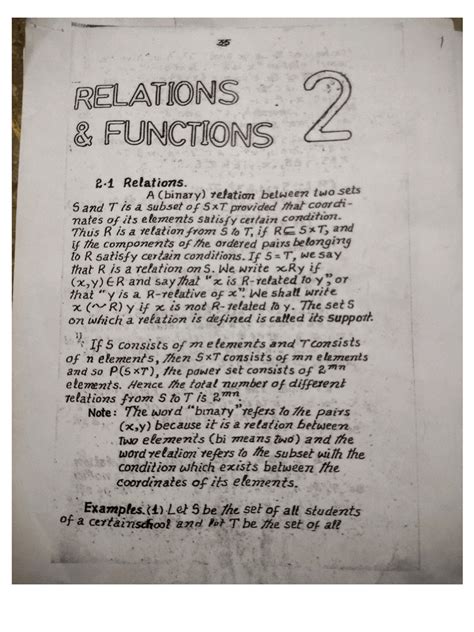 Image result for Relations and Functions a Level Math