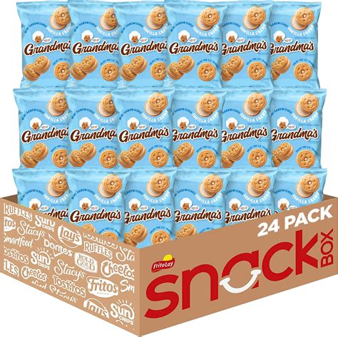 Amazon.com: Grandma’s Mini Cookies, Vanilla Sandwich Crème Cookies, 3. ...