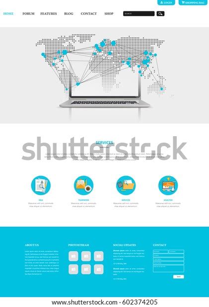 JavaScript Website Template Design 的图像结果