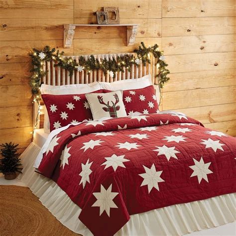 Quilts & Coverlets | Christmas bedding, Christmas decorations bedroom ...