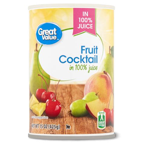 Great Value Fruit Cocktail In 100% Juice