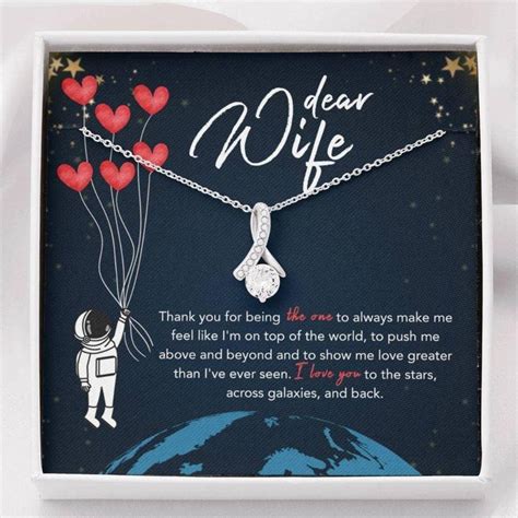 Buy rakva 925 Silver Gift Wife Necklace, Gift For Wife Romantic Wife ...