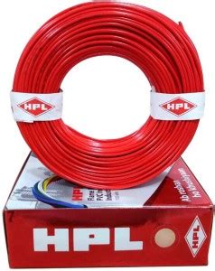HPL PVC 1 sq/mm Red 90 m Wire Price in India - Buy HPL PVC 1 sq/mm Red ...
