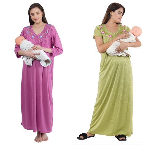 Buy JS Classy Fashion Women's Solid Hosiery Cotton Nursing, Feeding ...