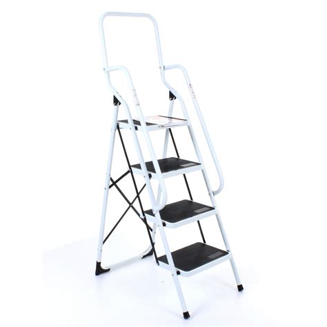 4 Step Ladder with Handrail – JMart Warehouse