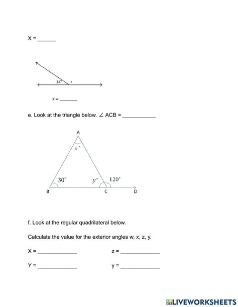Image result for Grade 6 Math Worksheets Angleeee