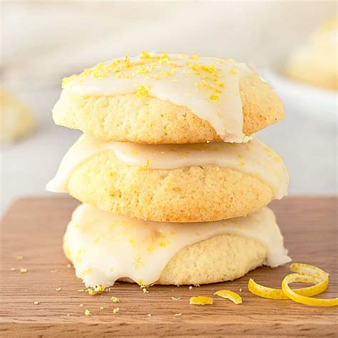 Soft Lemon Ricotta Cookies (with lemon glaze) - Vintage Kitchen Notes