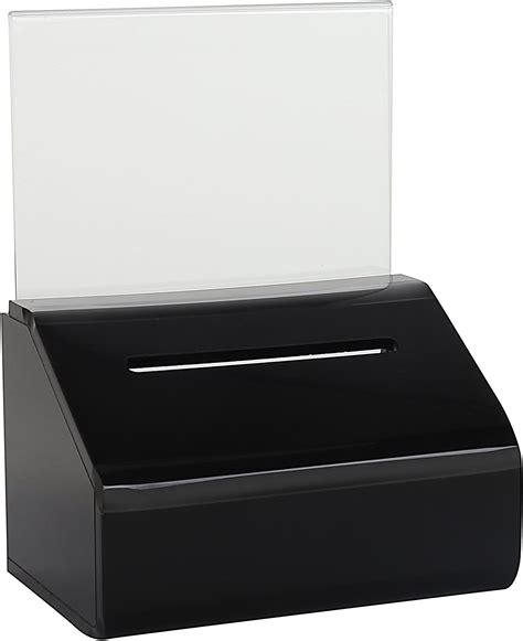 MyCharityBoxes Acrylic Donation Collection Ballot Box Ticket India | Ubuy