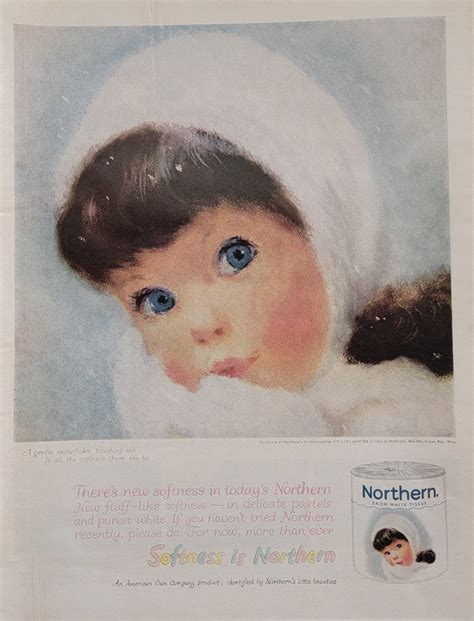 1961 Northern Toilet Tissue Vintage Advertisement Bathroom Wall Art ...